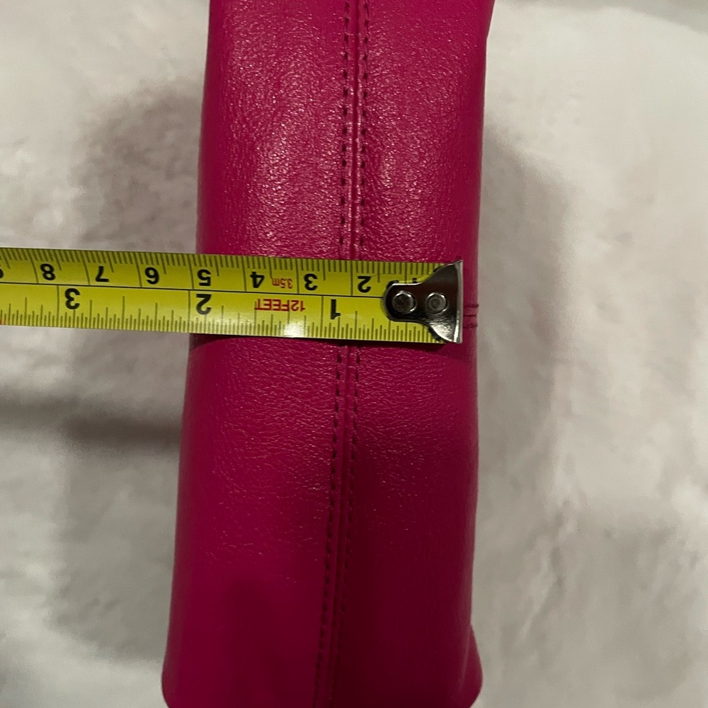 Coach Fuchsia Leather Shoulder Bag - Picture 11 of 11